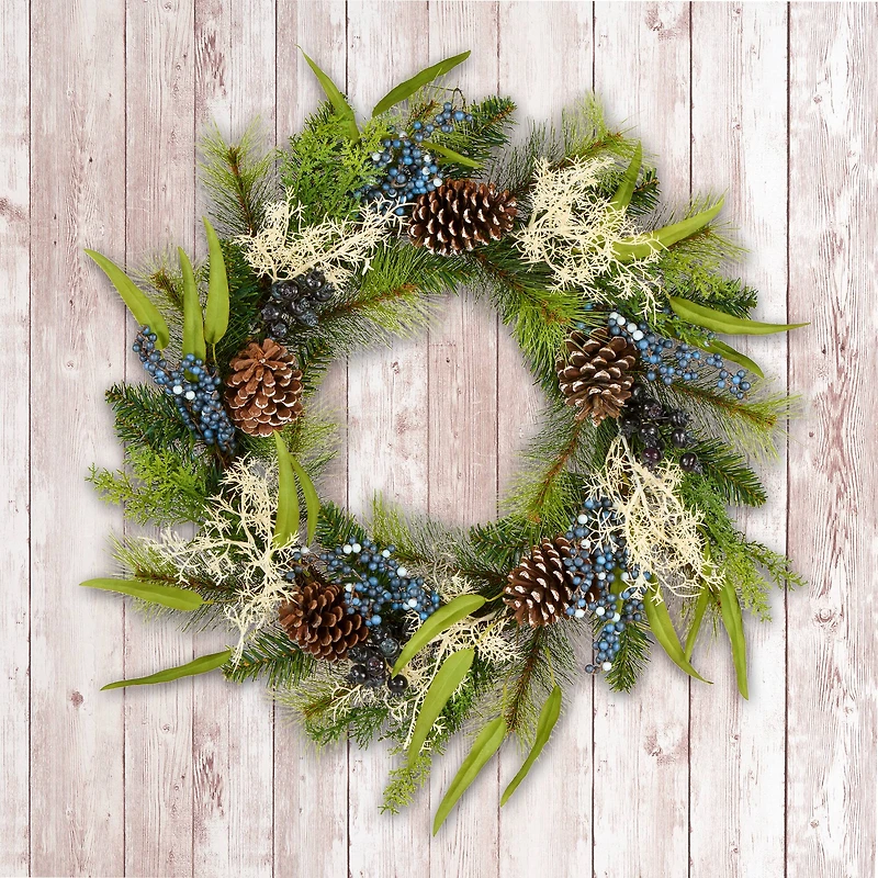 24" Blueberry Fields Wreath