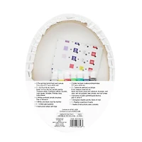 Floral Oval Canvas Painting Kit by Craft Smart®