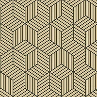 RoomMates Stripped Hexagon Peel & Stick Wallpaper