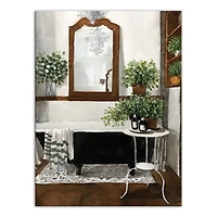Traditional Bathroom 12" x 16" Canvas Wall Art