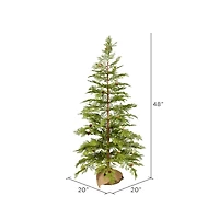 48" Unlit Cedar Pine Artificial Christmas Tree