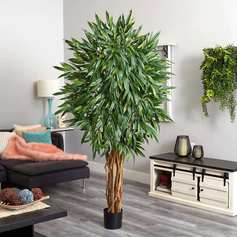 6ft. Potted Weeping Ficus Silk Tree