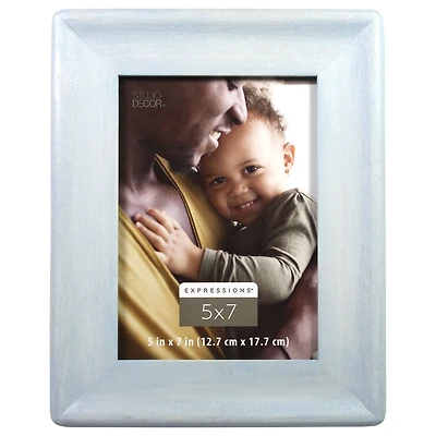 12 Pack: Light Blue Rounded 5" x 7" Frame, Expressions™ by Studio Décor®