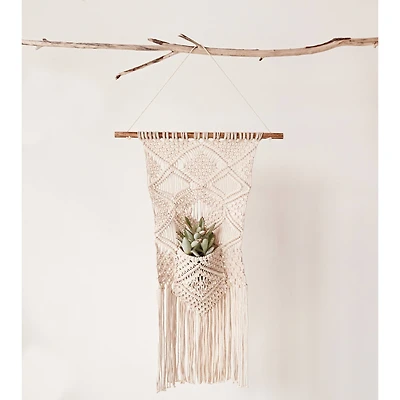 Hello Honey® Macramé Wall Hanging with Pocket