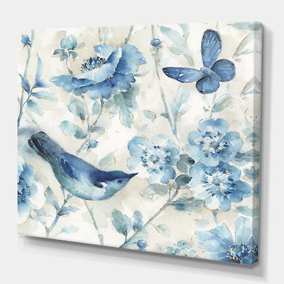 Designart - Indigold Bird Cottage Family II