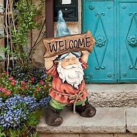 Design Toscano 22" Welcoming Willie Garden Gnome Greeter Statue