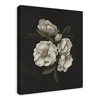 Dark Mood Antique Floral 24" x 30" Canvas Wall Art