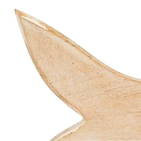 Hello Honey® 20.25" Natural Whale Shaped Acacia & Mango Wood Cheese & Cutting Board