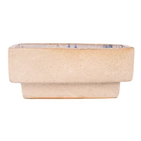 Hello Honey® 7" Square Abstract Artistry Stoneware Bowl