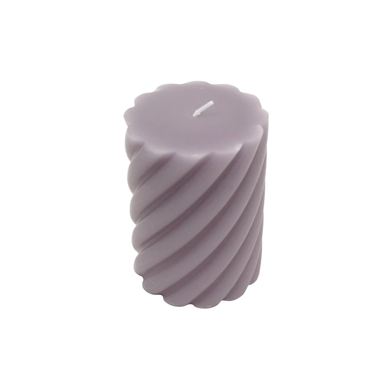 Lightly Fragranced Twist Pillar Candle by Ashland