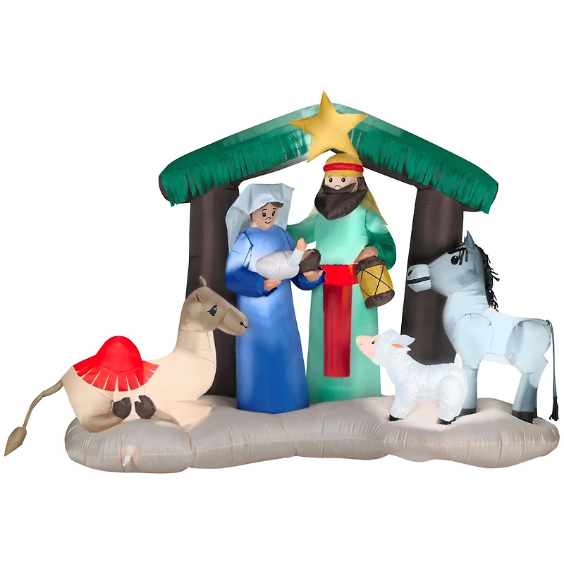 6.5ft. Airblown® Inflatable Nativity Scene