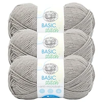 3 Pack Lion Brand® Basic Stitch Antimicrobial Yarn