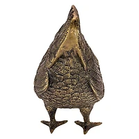 Design Toscano 9" Barnyard Hen Solid Cast Bronze Garden Statue
