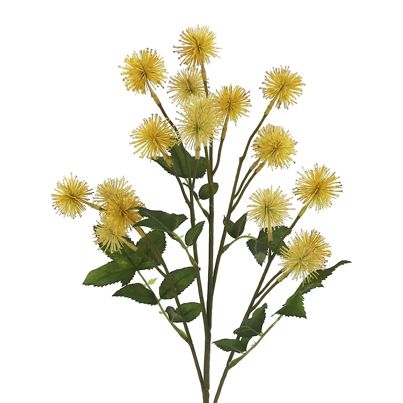 29" Yellow Pom Pom Stem by Ashland®