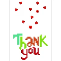 Diamond Dotz® Thank You Heart Diamond Painting Greeting Card Kit