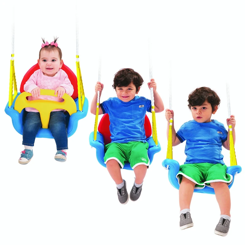 Dolu Toys Deluxe Children's 3-In-1 Safety Swing