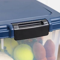 IRIS® Airtight Container Set with Blue Buckle Lid