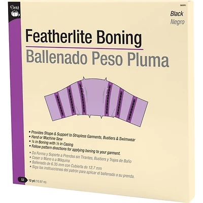 Dritz® Black 1/4" Featherlite Boning