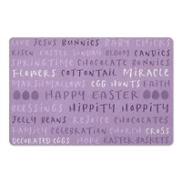 Easter Stuff Purples Mat 27" x 18" Floor Mat