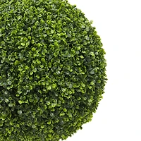 24" Artificial Green Boxwood Ball