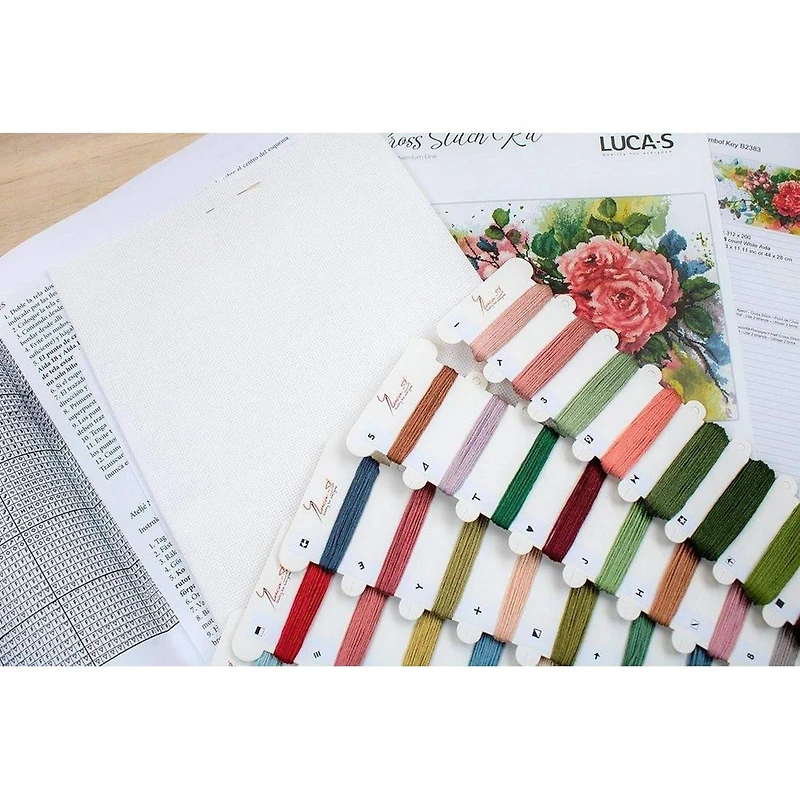 Luca-s Red Roses Counted Cross Stitch Kit