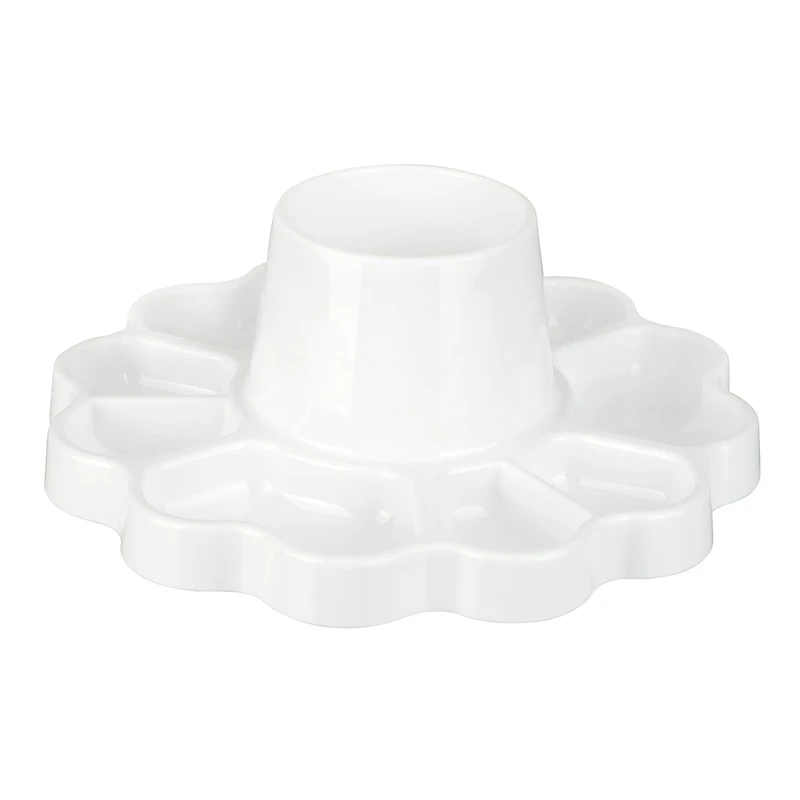 8.25" White Paint & Water Cup Tray by Craft Smart™
