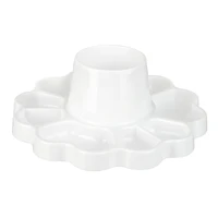 8.25" White Paint & Water Cup Tray by Craft Smart™