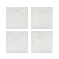 4" x 4" Bows Canvas Painting Kit by Craft Smart®