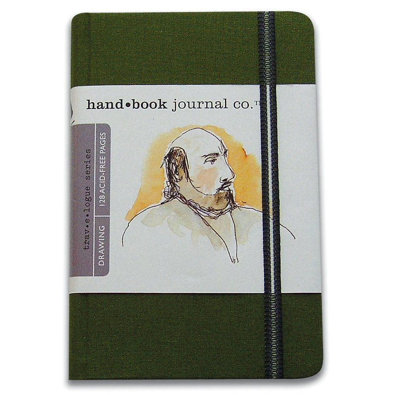 Global Art Travelogue Cadmium Green Drawing Journal
