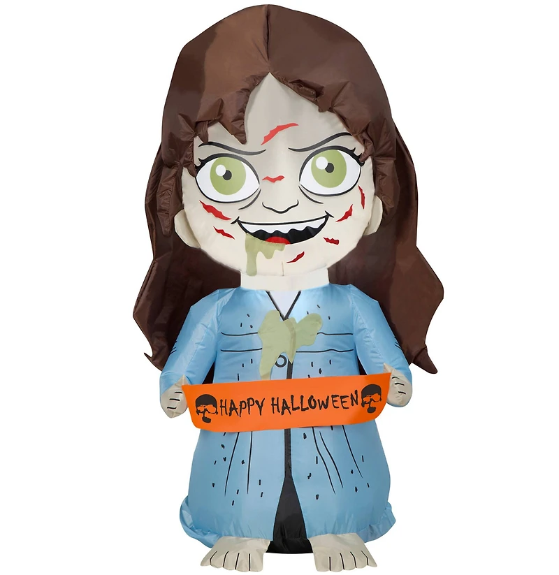 3.5ft. Airblown® Halloween Inflatable The Exorcist Stylized Regan