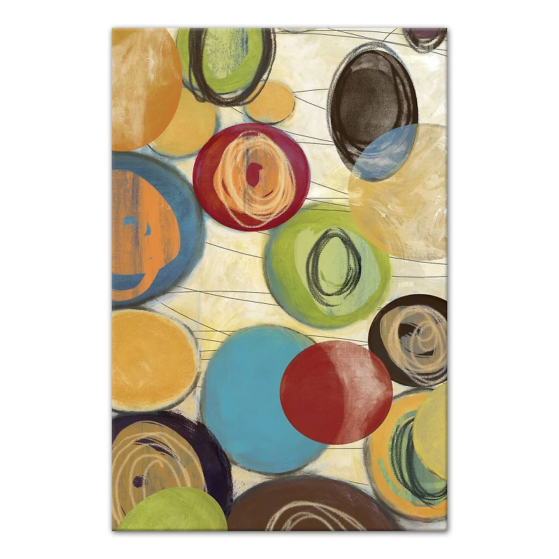 Cicle Party 24" x 36" Canvas Wall Art