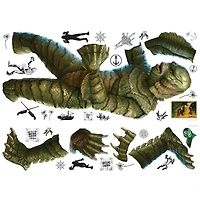RoomMates Classic Monsters Creature from the Black Lagoon Giant Peel & Stick Wall Decals