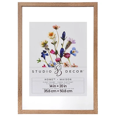 Home™ 14" x 20" Brown Float Frame by Studio Décor®