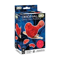 BePuzzled® Original 3D Crystal Puzzle™ Red Bird 47 Piece Puzzle