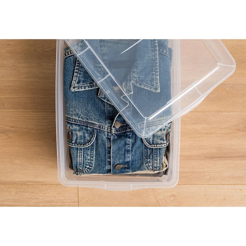 IRIS® 17qt. Clear Snap Top Storage Boxes, 8ct.