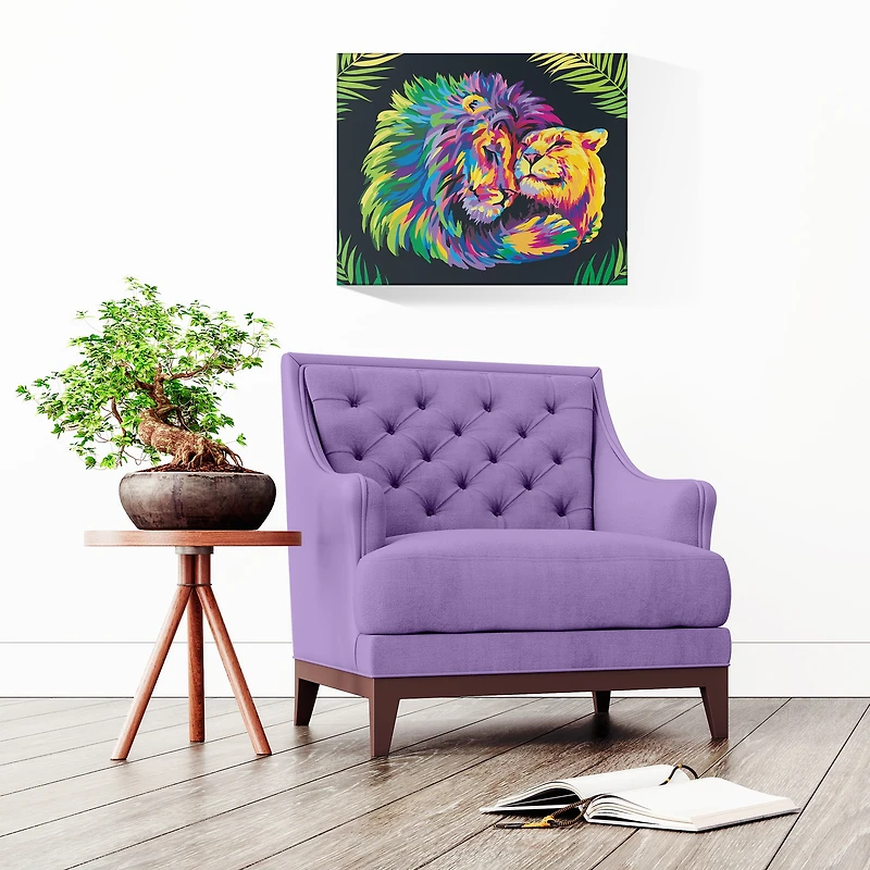 ArtSkills® Lions & Giraffes Premium Paint by Number Set