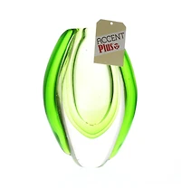 8.5" Emerald Art Glass Vase