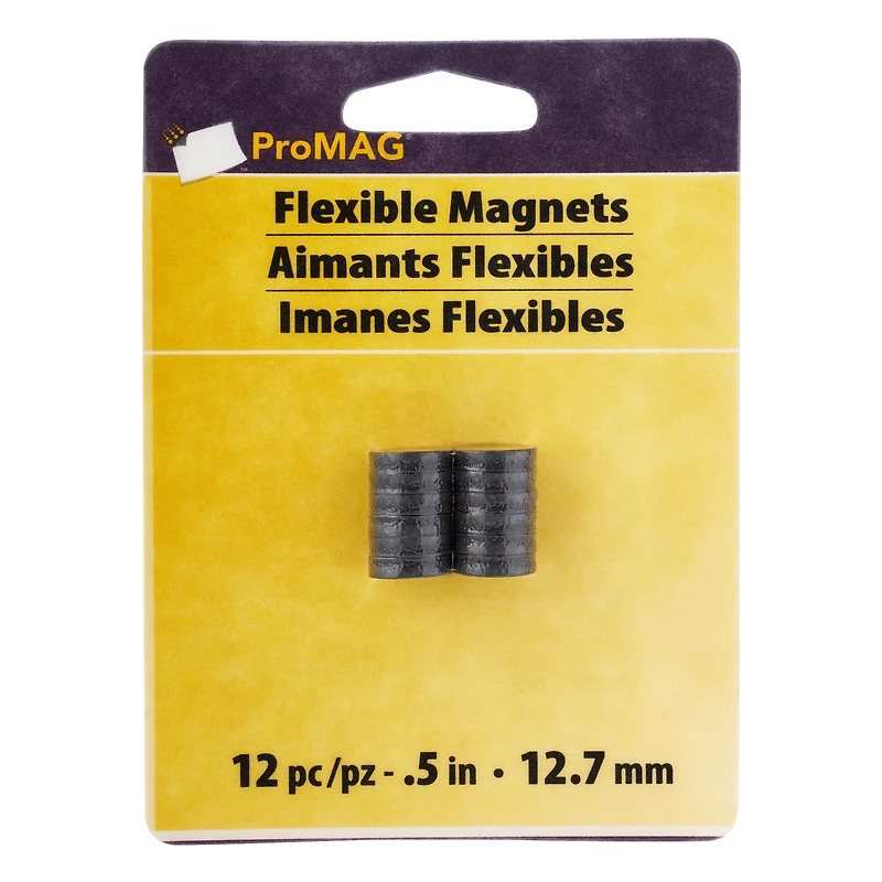 12 Packs: 12 ct. (144 total) ProMAG® Button Magnets, 1/2"