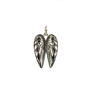 Charmalong™ Antique Silver Plated Wings Charm by Bead Landing™