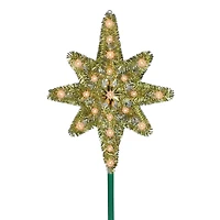 21" Gold Lighted Star of Bethlehem Tree Topper