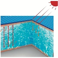 Pool Central 6.25ft. Round Floating Solar Swimming Pool Cover