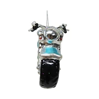 5" Beach Motorcycle Glass Ornament by Ashland®