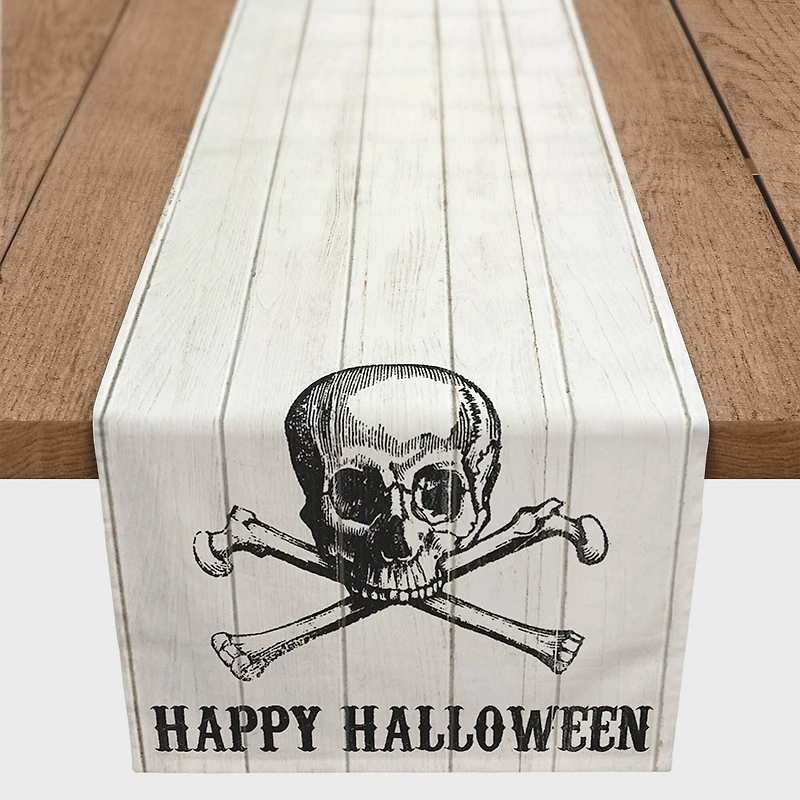 72" Halloween Skull Table Runner