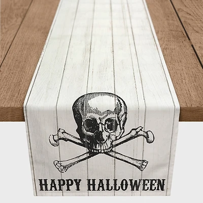 72" Halloween Skull Table Runner