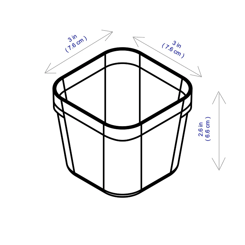 3" White Drawer Organizers by Simply Tidy®, 3ct.