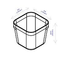 3" White Drawer Organizers by Simply Tidy®, 3ct.