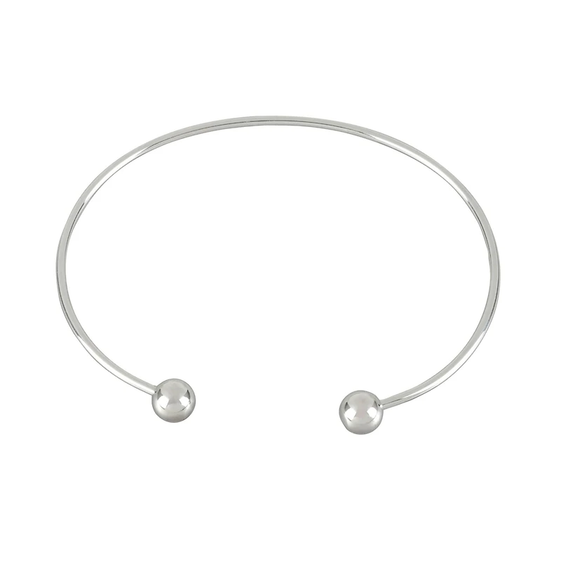 Charmalong™ Rhodium Faceted Bead Charm Bracelets by Bead Landing™