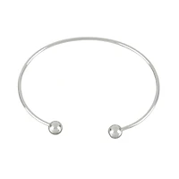 Charmalong™ Rhodium Faceted Bead Charm Bracelets by Bead Landing™