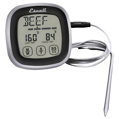 Escali Black Touch Screen Thermometer & Timer