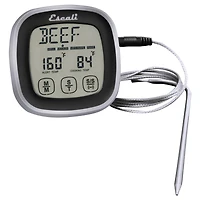 Escali Black Touch Screen Thermometer & Timer